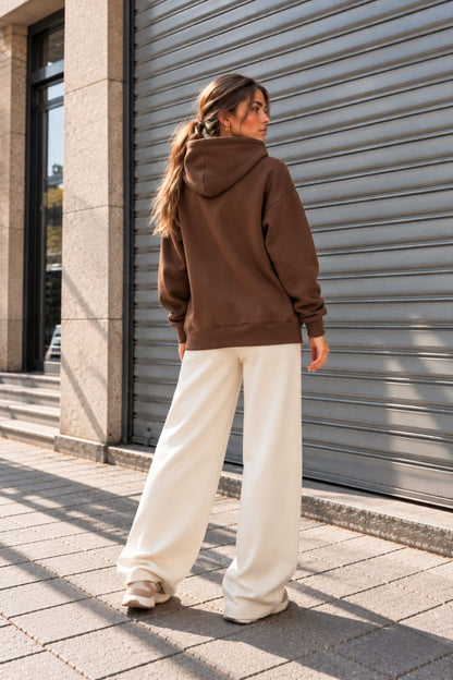 Bayan Üçiplik şardonlu uzun sweatshirt