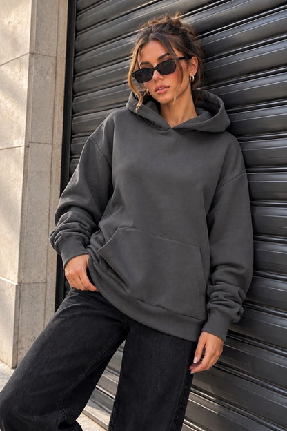 Bayan Üçiplik şardonlu uzun sweatshirt