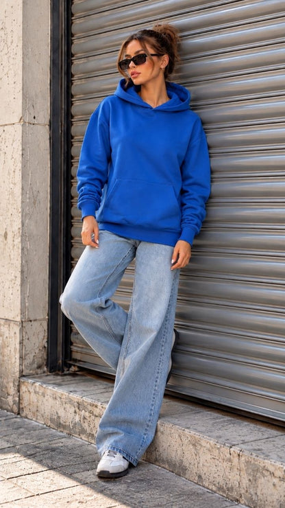 Bayan Üçiplik şardonlu uzun sweatshirt