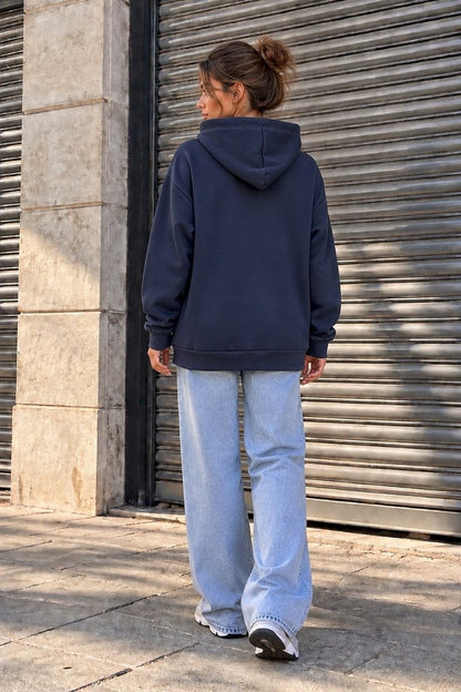 Bayan Üçiplik şardonlu uzun sweatshirt