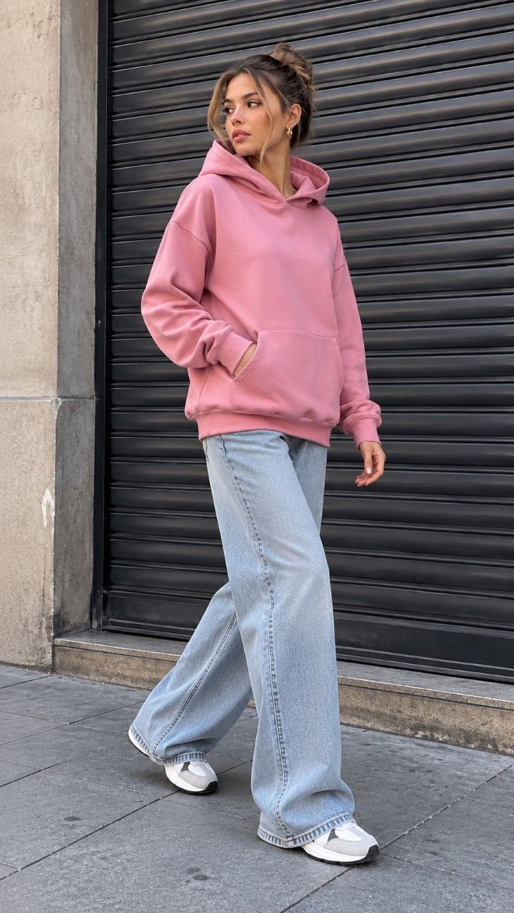 Bayan Üçiplik şardonlu uzun sweatshirt