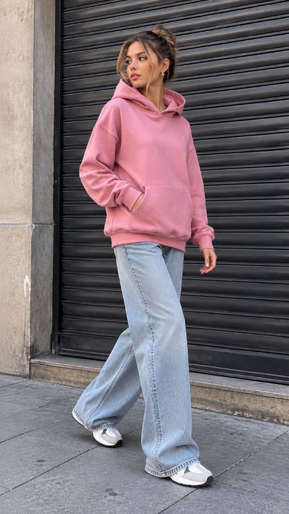 Bayan Üçiplik şardonlu uzun sweatshirt
